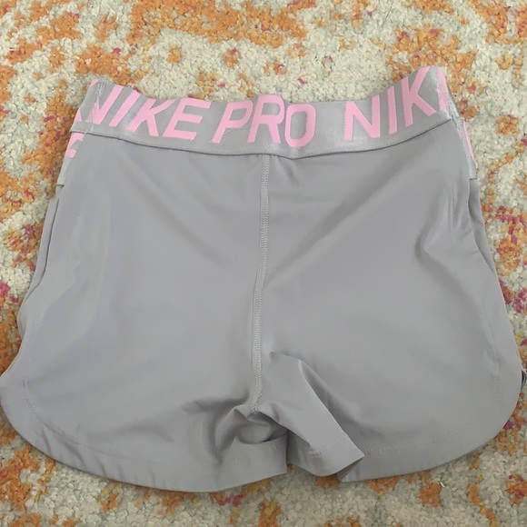 Nike Shorts | Grey Crossover Nike Pro Spandex Shorts | Poshmark